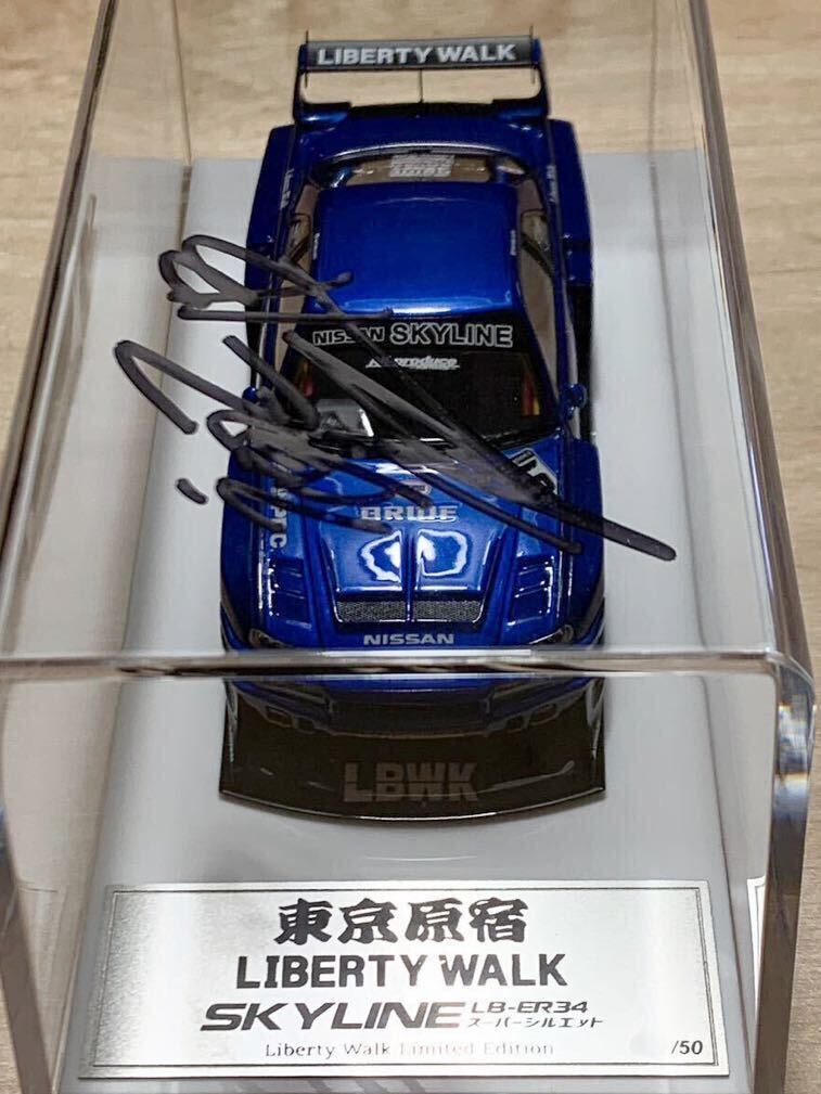 新作商品 加藤社長 直筆サイン：新品】アイドロン スーパー LB-ER34 1/43 乗用車