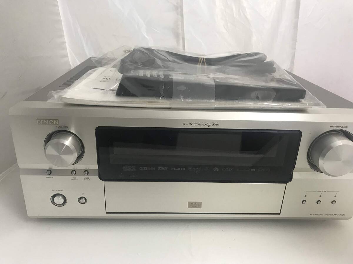 【中古】Denon AVサラウンドアンプ プレミアムシルバー AVC-3920-SP