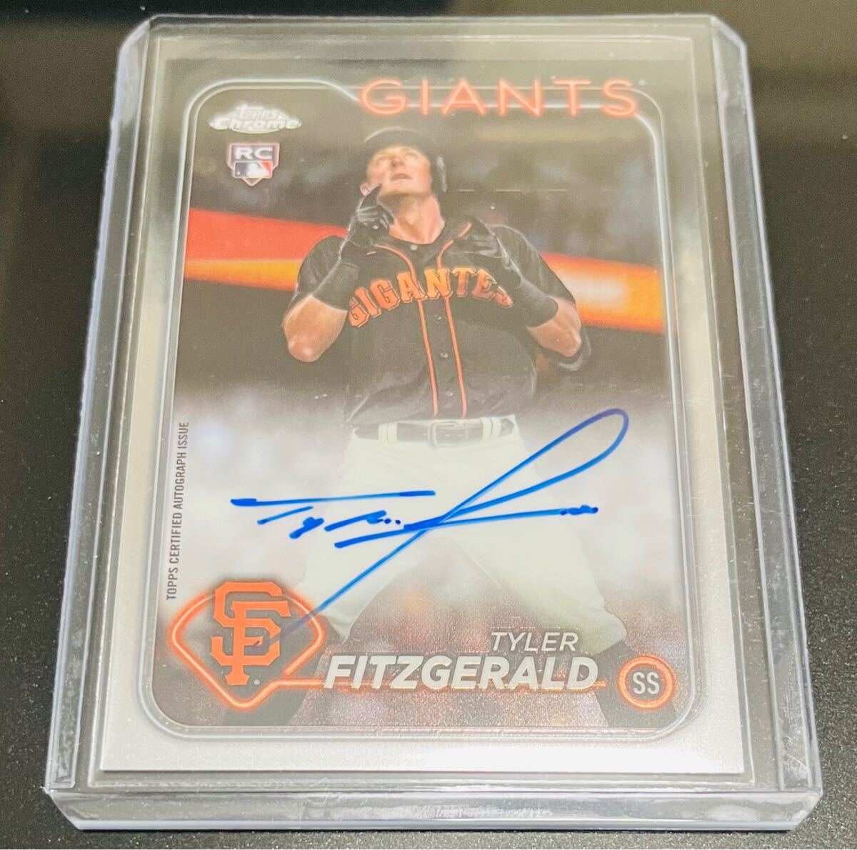 2024 Topps Chrome Tyler Fitzgerald Giants RC Auto 直筆サインカード ジャイアンツ