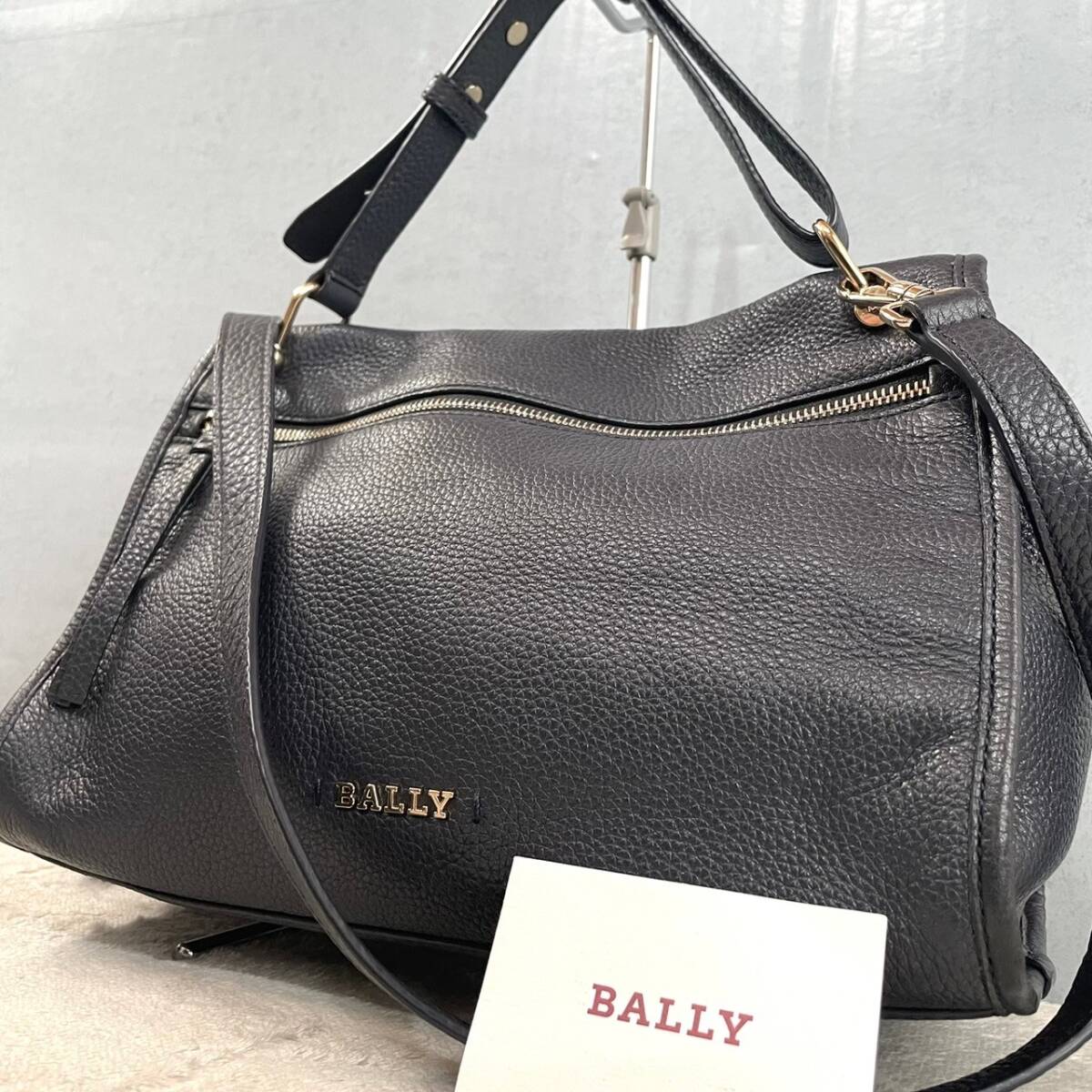 現行に近い/極美品】 バリー BALLY 3way ブルーム ホーボー 現行に近い/極美品】 バリー BALLY 3way ブルーム ホーボー