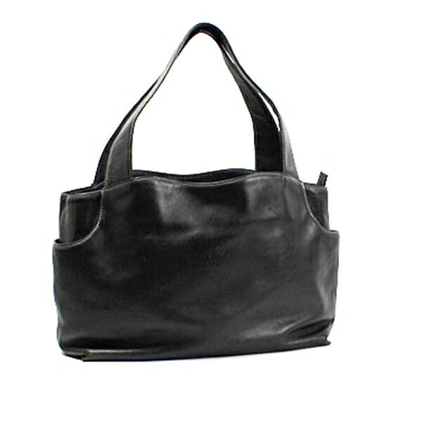 ★ キタムラ トートバッグ ブラウン レザー ゴールド金具 中古 Bランク KITAMURA ｜レディース 女性用 ロゴ 丈夫