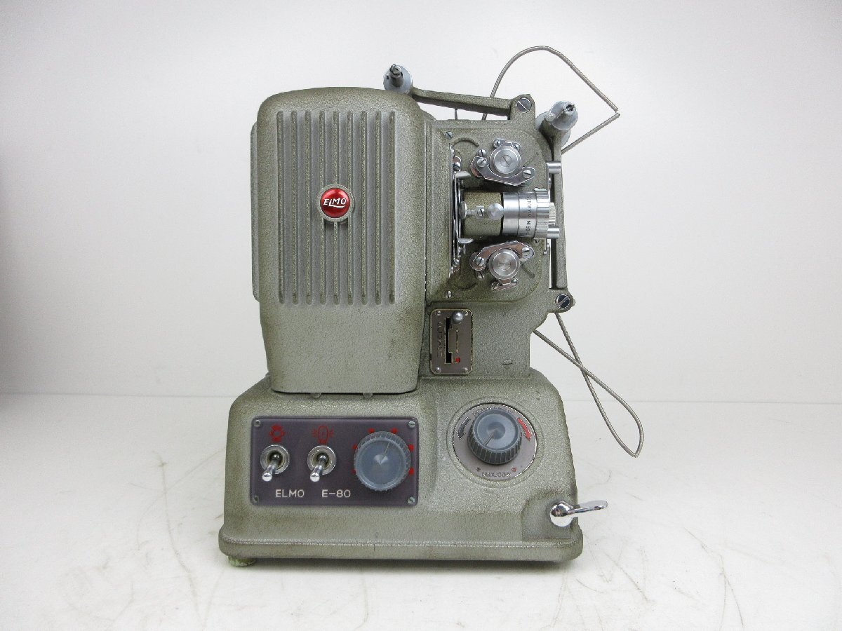 通電確認のみ 映写機 エルモ ELMO E-80 8ミリ 8mm レトロ ケース 通電確認のみ 映写機 エルモ ELMO E-80 8ミリ 8mm レトロ ケース