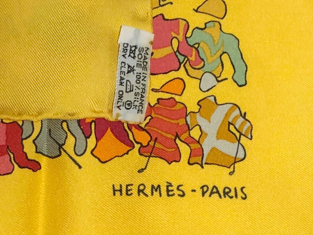 HERMES プチカレ LES CHEVAUX SE RENDENT AU DEPART 騎手 勝負服 HERMES プチカレ LES CHEVAUX SE RENDENT AU DEPART 騎手 勝負服
