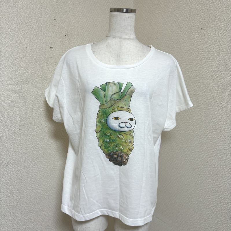 ひこ屋 TRUSS トラス ヘビーウェイト Ｔシャツ 半袖 わさびイラスト グリーン 大きいサイズ