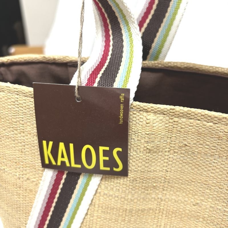 KALOES カロエス レディース ストローバッグ 天然素材 トートバッグ かごバッグ