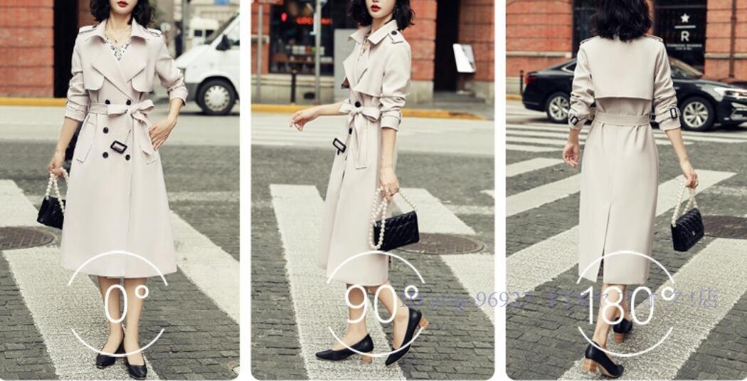 A7101* new goods lady's coat spring coat spring autumn jacket outer long trench coat spring coat spring coat 4 сolor selection possible 