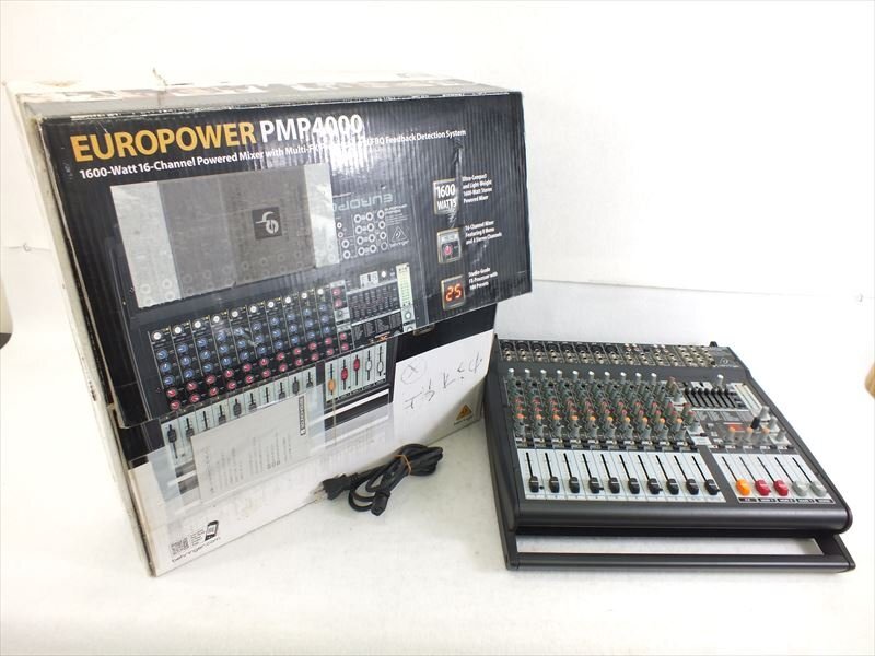 ♪ BEHRINGER ベリンガー EUROPOWER PMP4000 PAミキサー 現状品 中古 240911S8976