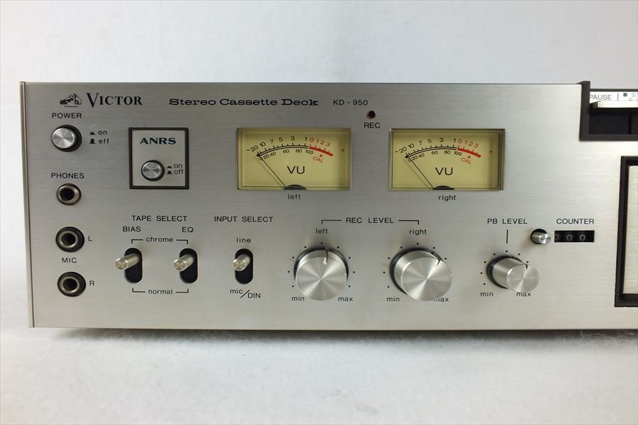 Victor ビクター KD-950 カセットデッキ 現状品 240901N3351 Victor ビクター KD-950 カセットデッキ 現状品 240901N3351