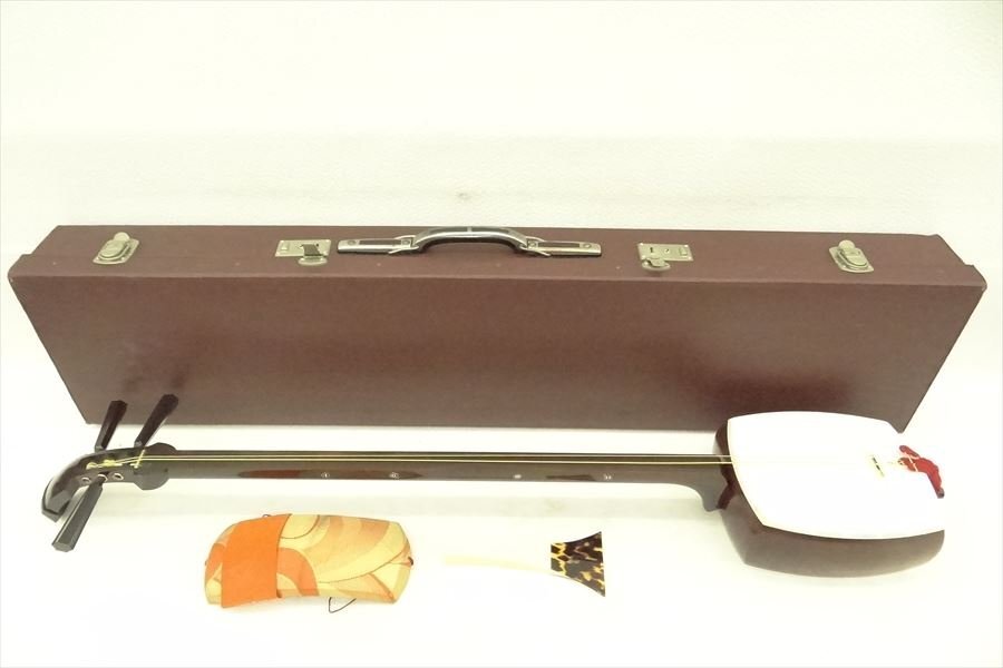 ▼ 津軽入門用？ 東さわり 中棹 三味線 中古 現状品 240905H3724
