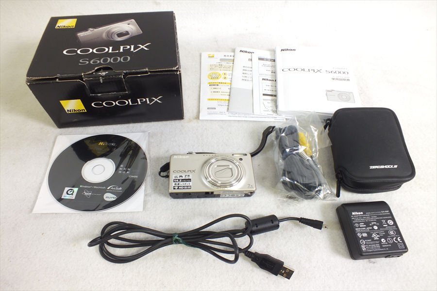 ◇ Nikon ニコン COOLPIX S6000 デジタルカメラ 動作確認済 中古 現状品 240908R7447