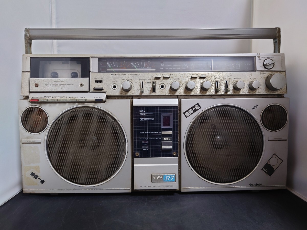 Yahoo!オークション 24091619 2BAND STEREO RADIO CASSETTE RECORDER...