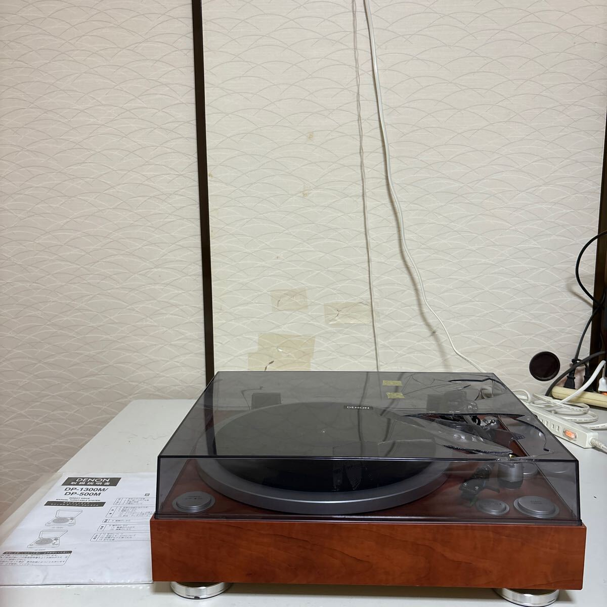 【通電確認済み】DENON　DP-500M　レコードプレーヤー　ターンテーブル