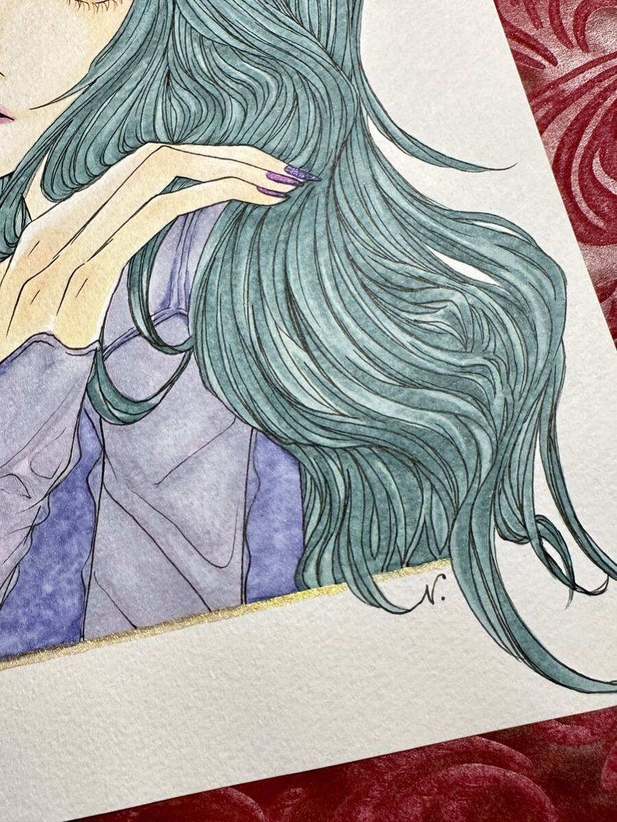 手描きイラスト / 創作 /オリジナル 原画 悲しん いるあなたを 手描きイラスト / 創作 /オリジナル 原画 悲しん いるあなたを