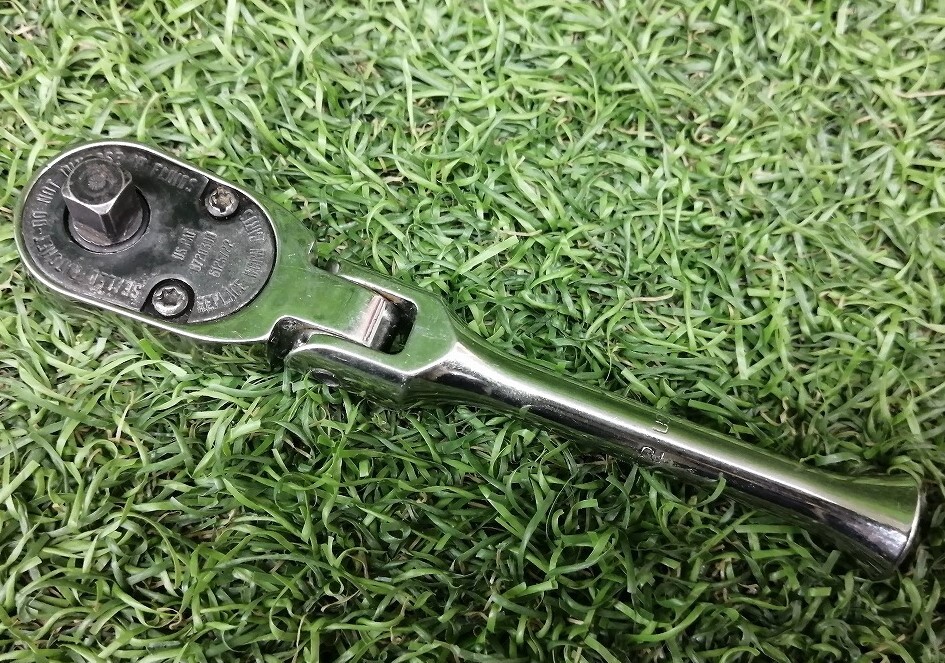 中古品 Snap-on スナップオン 1/4 スタッビーフレックスラチェット TKFJ72