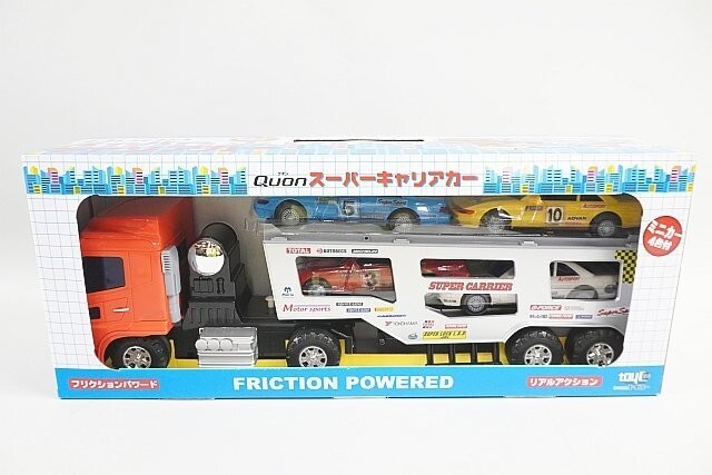 トイコー Toyco フリクションパワード スーパーキャリアカー クオン トレーラー