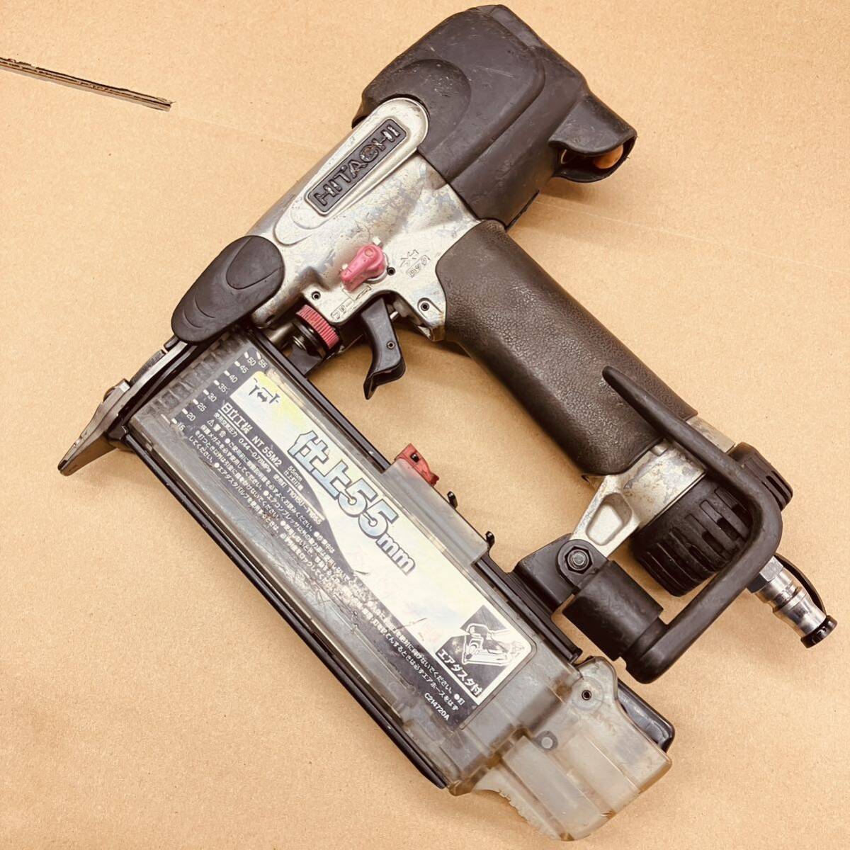 中古動作品 日立工機 NT55M2 フィニッシュネイラ 常圧 足長55mm 中古動作品 日立工機 NT55M2 フィニッシュネイラ 常圧 足長55mm