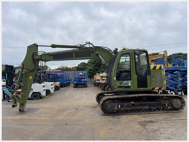  hydraulic excavator ( Yumbo ) Hitachi building machine ZX135US 2006 year 17,018h hydraulic excavator 0.45m3 5ps.@ piping specification piping attaching .