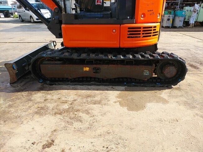  Mini hydraulic excavator ( Mini Yumbo ) Hitachi building machine ZX20U-5A 2016 year 1,500h 2 ton Class, common use piping, multi, rubber caterpillar 