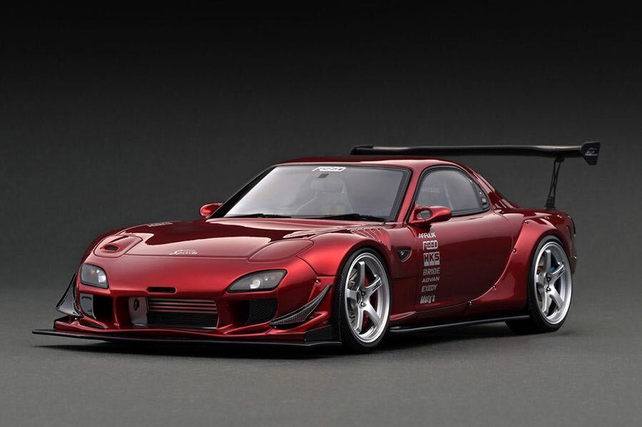 新品未開封 IG2961 1/18 FEED Afflux GT3 FD3S Red Metallic 国内正規品 イグニッションモデル RX-7 MAZDA 藤田エンジニアリング