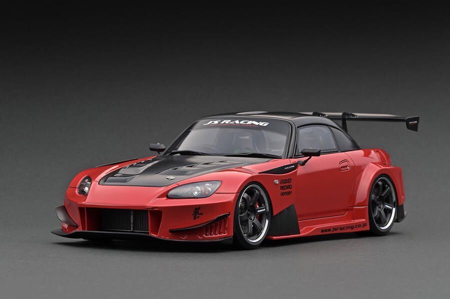 新品未開封 IG2013 1/18 J'S RACING S2000 AP1 Red 国内正規品 イグニッションモデル HONDA