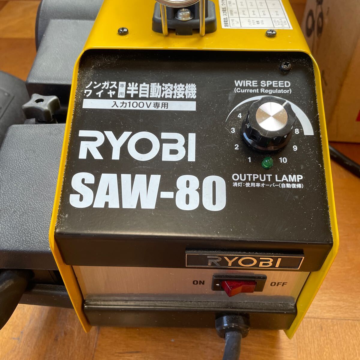 半自動溶接機 単相100V仕様 RYOBI SAW-80|Yahoo!フリマ(旧 半自動溶接機 単相100V仕様 RYOBI SAW-80|Yahoo!フリマ(旧