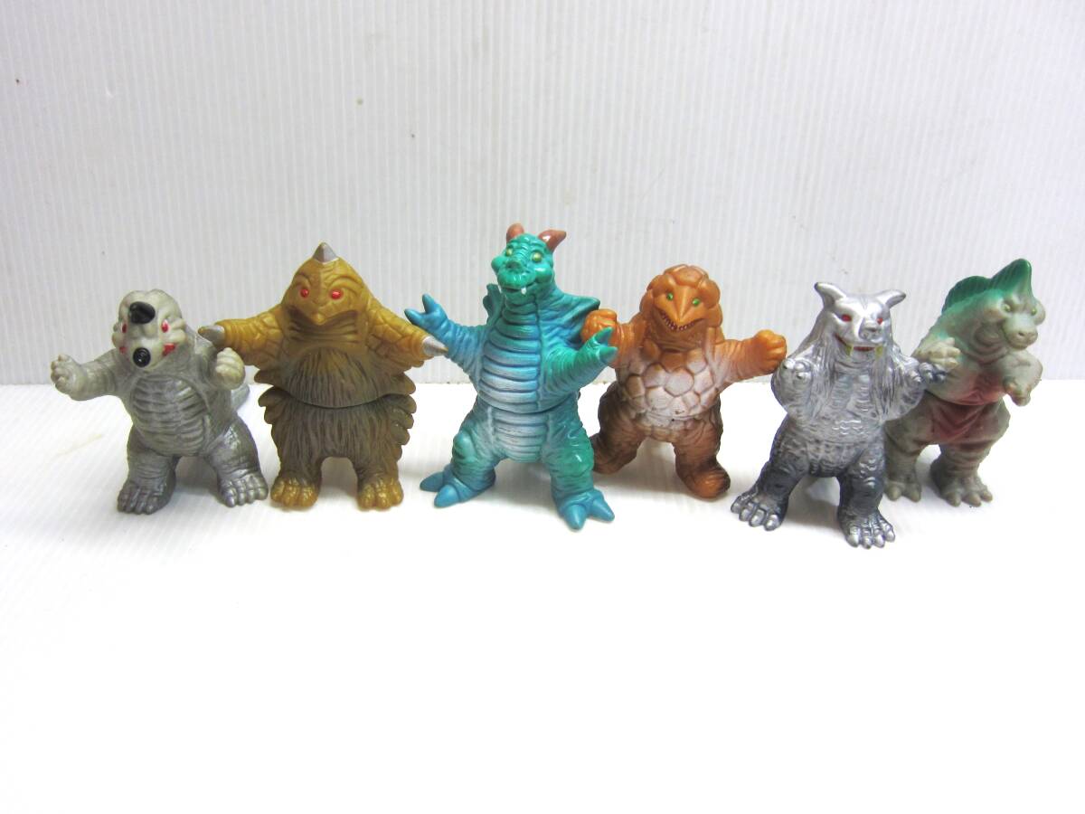 当時物　パチ物　無版権　怪獣ソフビ　６体　ウルトラマン　ゴジラ　 フィギュア　駄玩具①