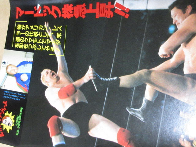 「週刊プロレス　NO.142　1986．5／6」輪島客寄せ　マードック　ハンセン鶴田ダブルタイトル　ベースボールマガジン社 