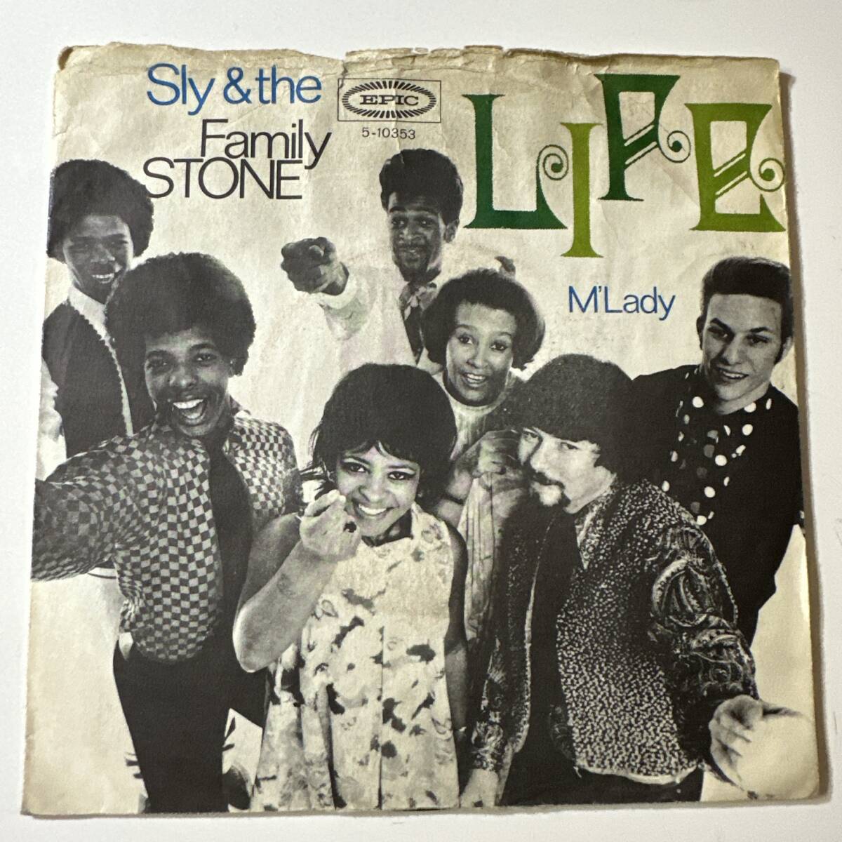 Sly & The Family Stone - Life / M'Lady ☆ドイツORIG 7″☆ドイツオンリーピクチャースリーブ☆