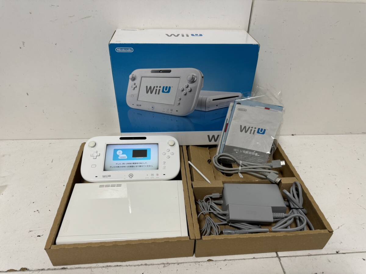 完品 任天堂 Wiiu 本体セット ベーシック セット シロ ゲームパッド アダプタ(Wii U本体)｜売買されたオークション情報、yahooの商品情報をアーカイブ公開  - オークファン Wii U