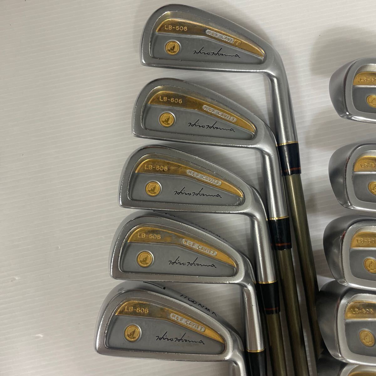 K24 アイアンセット HIRO HONMA LB-606 H&F CAVITY 4スター 3I K24 アイアンセット HIRO HONMA LB-606 H&F CAVITY 4スター 3I