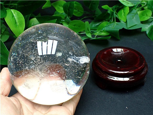 約:102mm 1425g超綺麗水晶丸玉180B1-58B119D(原石)|売買された 約:102mm 1425g超綺麗水晶丸玉180B1-58B119D(原石)|売買された