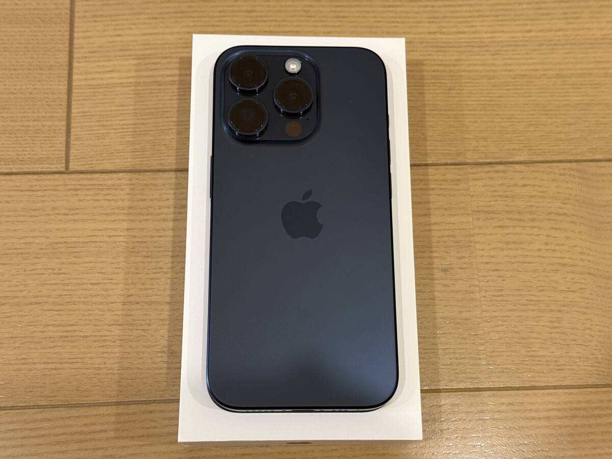 iPhone 15 Pro ブルーチタニウム 128GB Appleストア購入のSIM iPhone 15 Pro ブルーチタニウム 128GB Appleストア購入のSIM