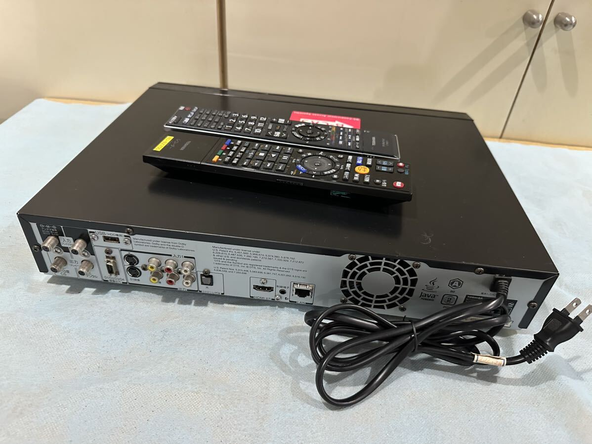 TOSHIBA 東芝 REGZA 2チューナー搭載 HDD/ブルーレイレコーダー