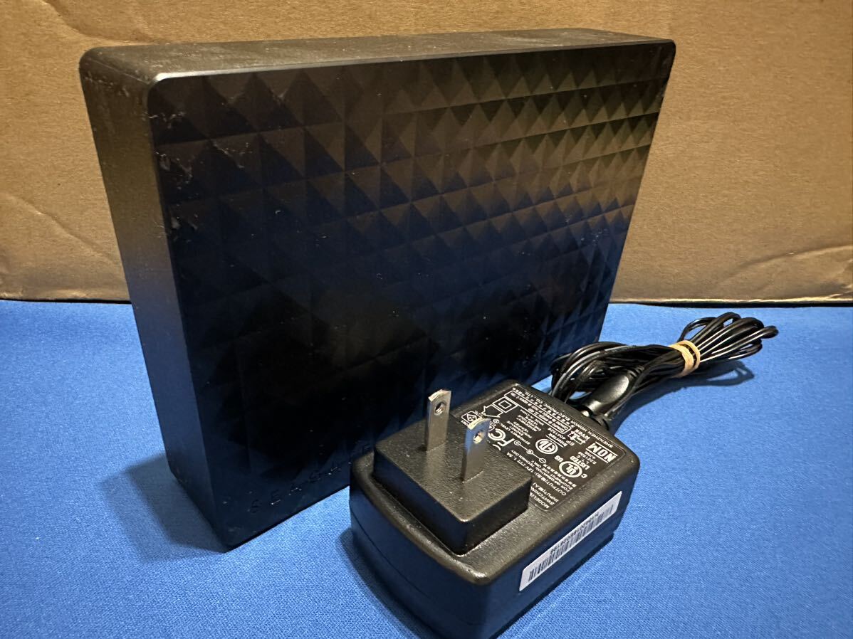 Seagate USB3.1 Gen1 USB3.0接続 外付けハードディスク 3.0TB ブラック Expansion SGD-MX030UBK 電源アダプター付き SRD0NF2 serial 80698