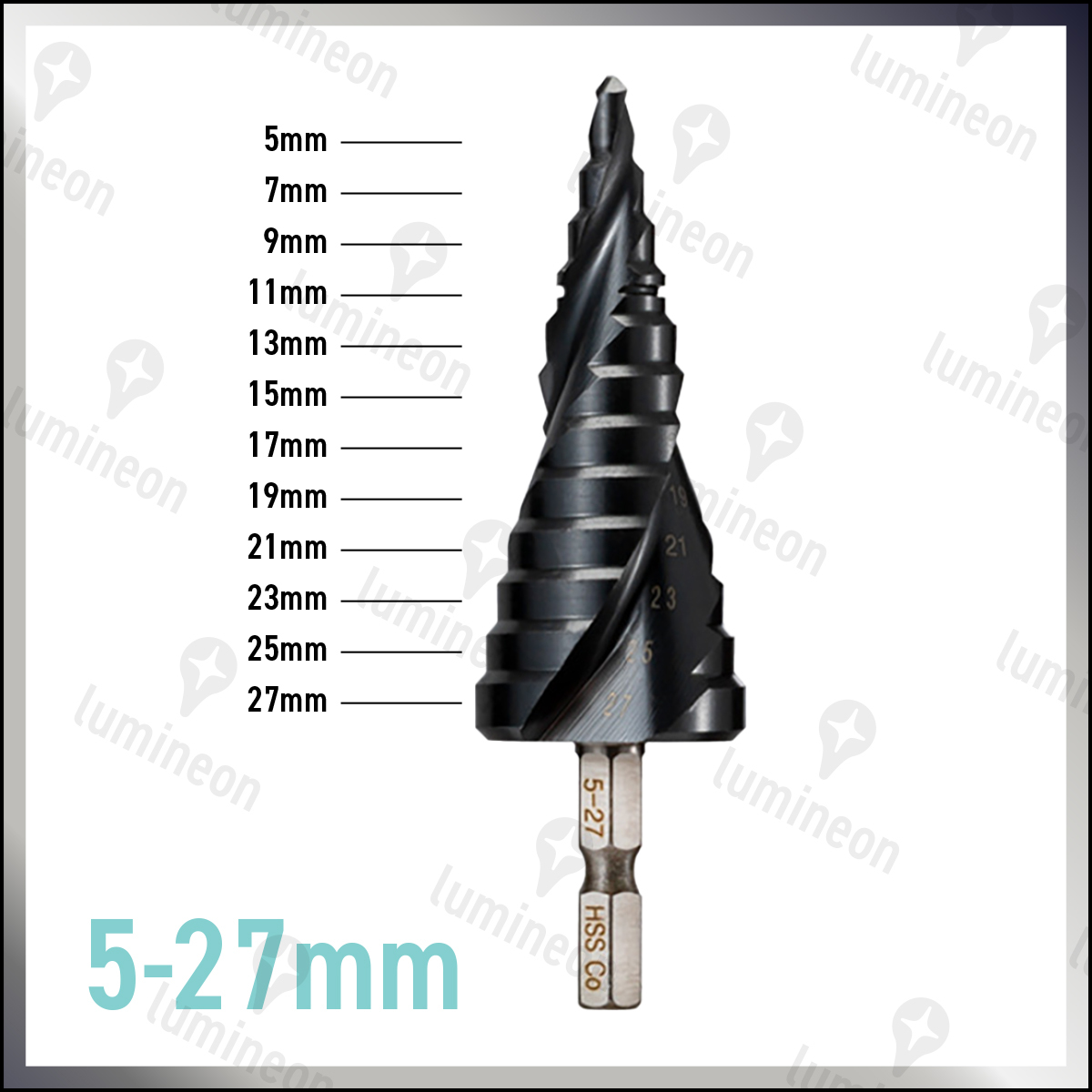 ステップ ドリル スパイラル ステンレス用 チタン 4-12mm 4-22mm ステップ ドリル スパイラル ステンレス用 チタン 4-12mm 4-22mm
