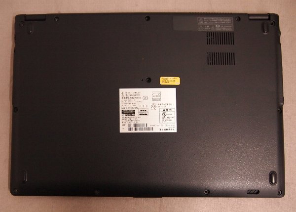 NoT694☆Fujitsu FUTRO MU937 HDD欠損?キー不良ジャンク！Celeron 3865U 1.8GHz/メモリ4GB/13.3型FULLHD液晶/部品取り用に☆
