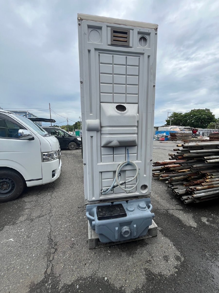 中古 仮設トイレ 簡易水洗トイレ 水道工事不要 和式 ○神奈川県 中古 仮設トイレ 簡易水洗トイレ 水道工事不要 和式 ○神奈川県
