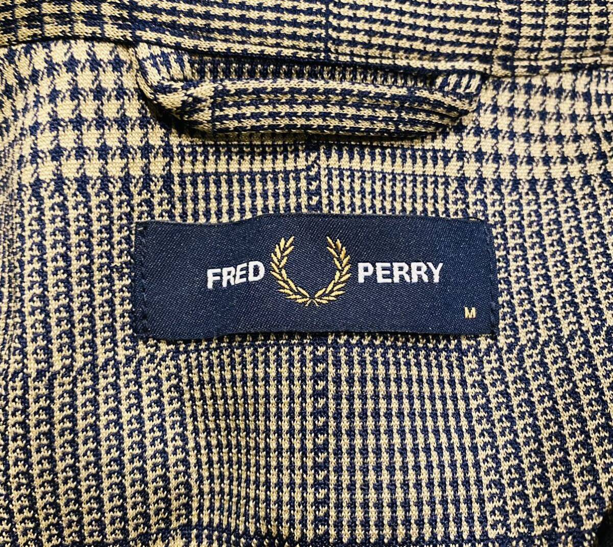 入手困難】FRED PERRY M ブルゾン スウィングトップ チェック柄 入手困難】FRED PERRY M ブルゾン スウィングトップ チェック柄