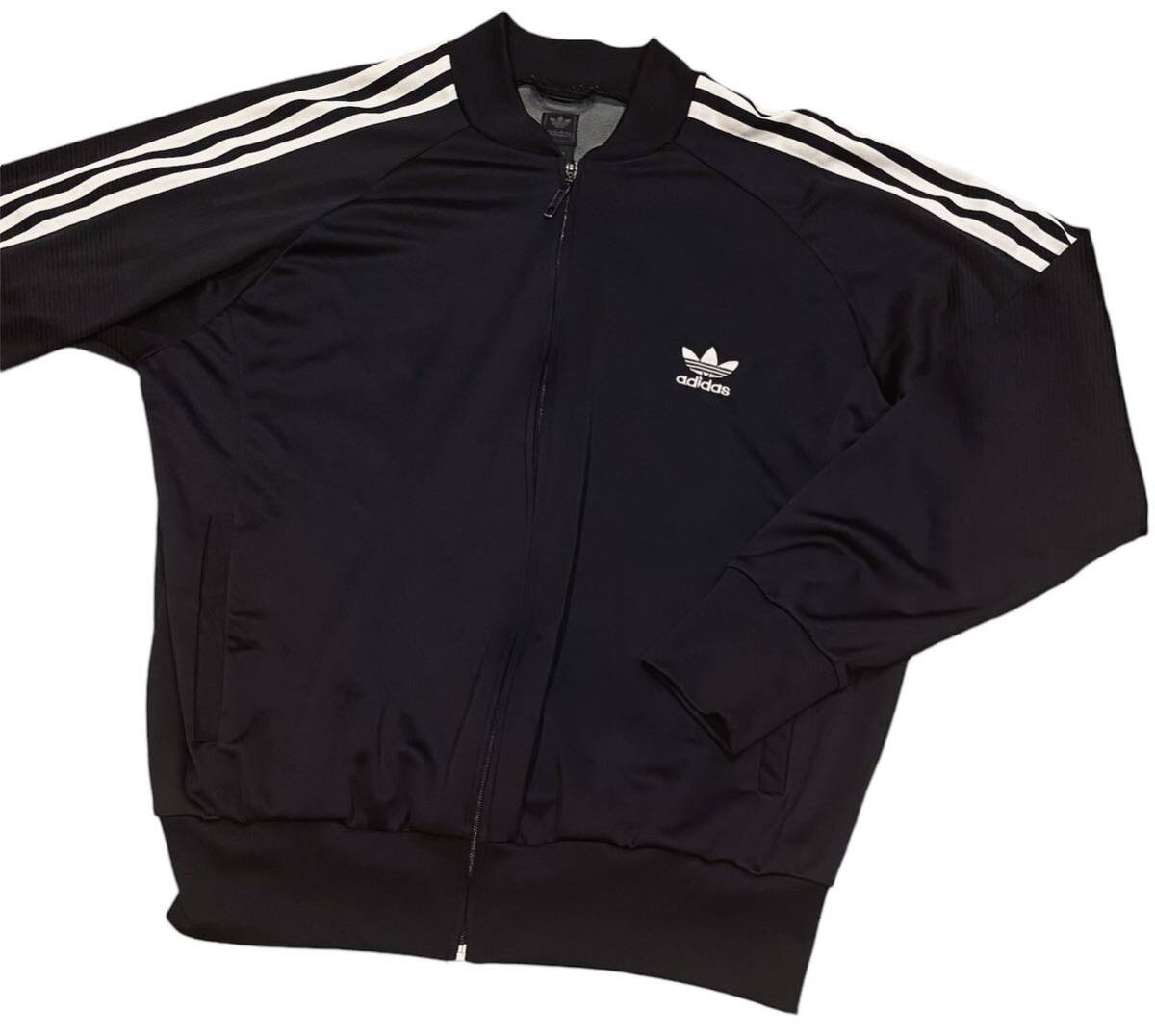 入手困難】ADIDAS トラックジャケット L 黒 黒タグ VINTAGE 入手困難】ADIDAS トラックジャケット L 黒 黒タグ VINTAGE