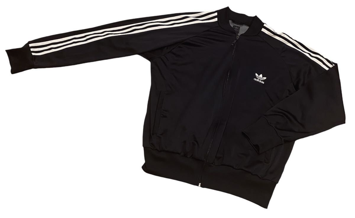 2024春の新作 トラックジャケット 入手困難】ADIDAS L VINTAGE 黒タグ 黒 アディダス