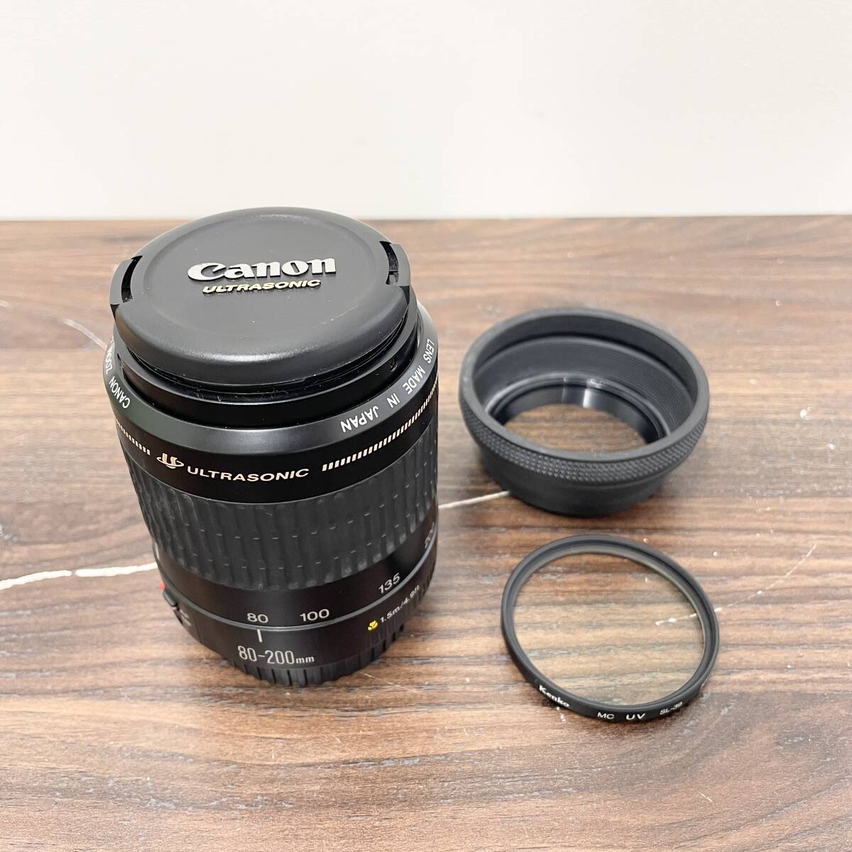 レンズのみ Canon EF 80-200mm 1:4.5-5.6 フィルター kenko MC レンズのみ Canon EF 80-200mm 1:4.5-5.6 フィルター kenko MC