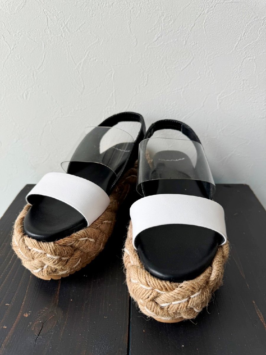 MANA　中古　リサイクル　靴　シューズ　サンダル　厚底　美品　36　23cm　数回使用