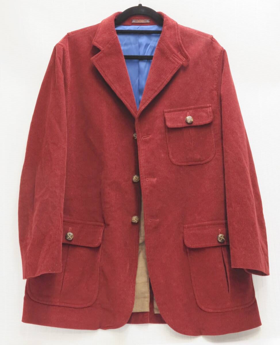 エトロ テーラード ジャケット size 53 コーディロイ イタリア製 ETRO 18690202