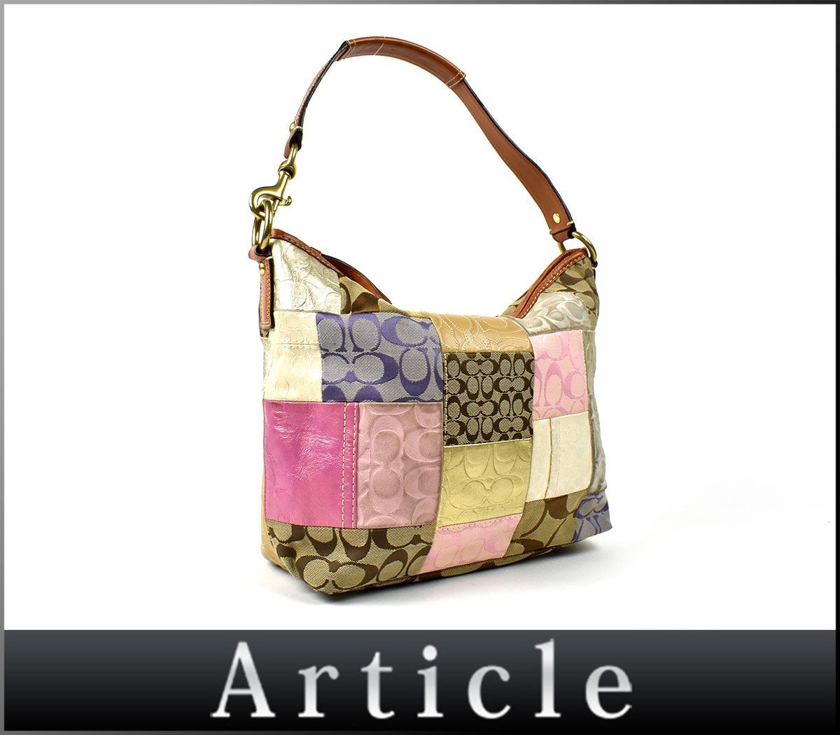 Yahoo!オークション - 190464 COACH コーチ パッチワーク Yahoo!オークション - 190464 COACH コーチ パッチワーク