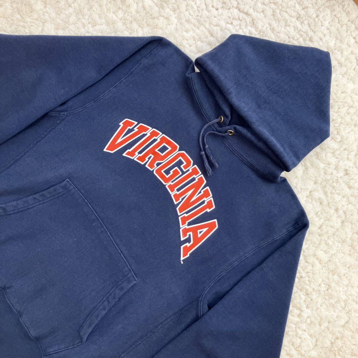 美品90s USA製 VIRGINIA リバースウィーブパーカー L Champion 美品90s USA製 VIRGINIA リバースウィーブパーカー L Champion