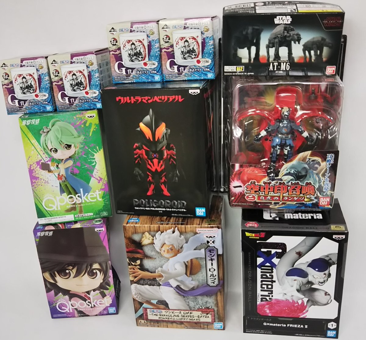 ドラゴンボール、ワンピース、その他いろいろ未開封品フィギュア