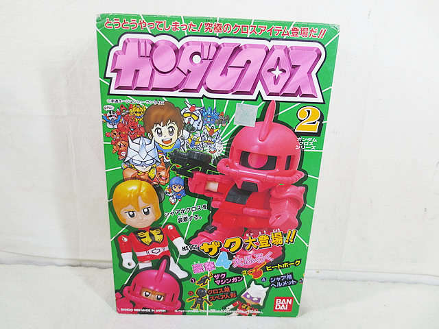 美品　バンダイ SDガンダム ガンダムクロス シャア専用ザク