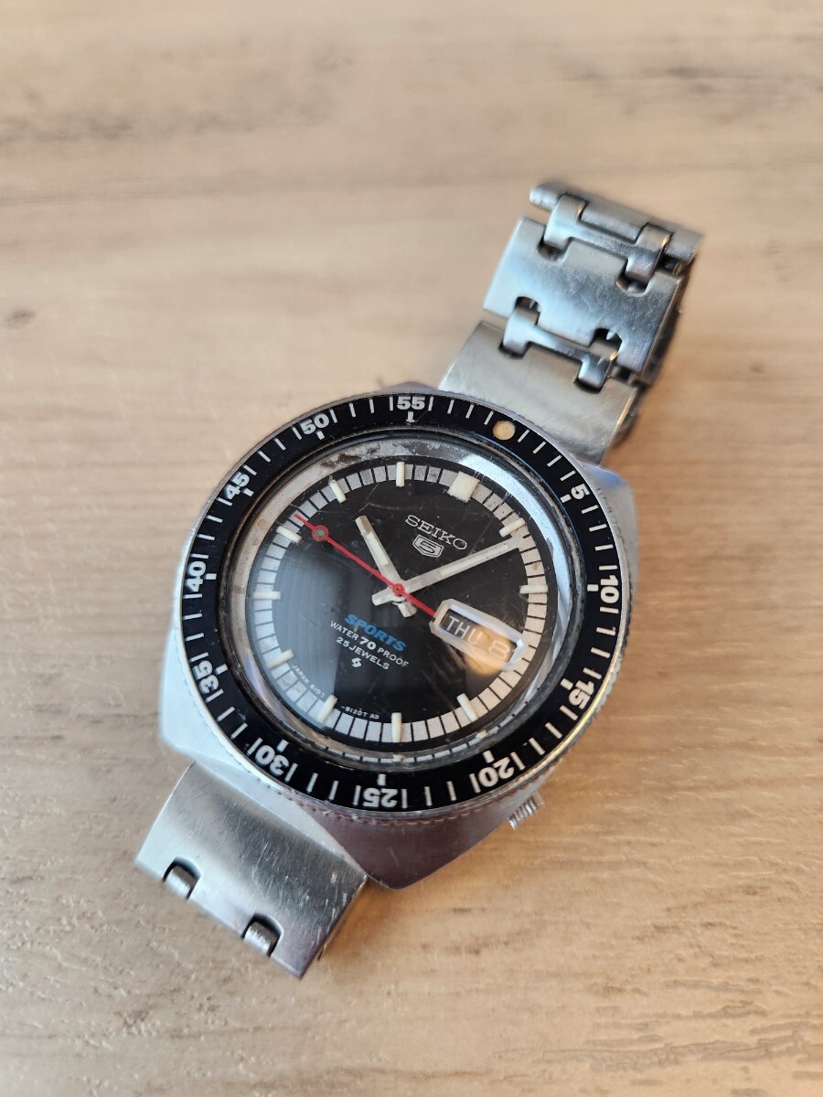 SEIKO 高尚 5 SPORTS 1968年製 初期型 6106-8120 SEIKO 高尚 5 SPORTS 1968年製 初期型 6106-8120