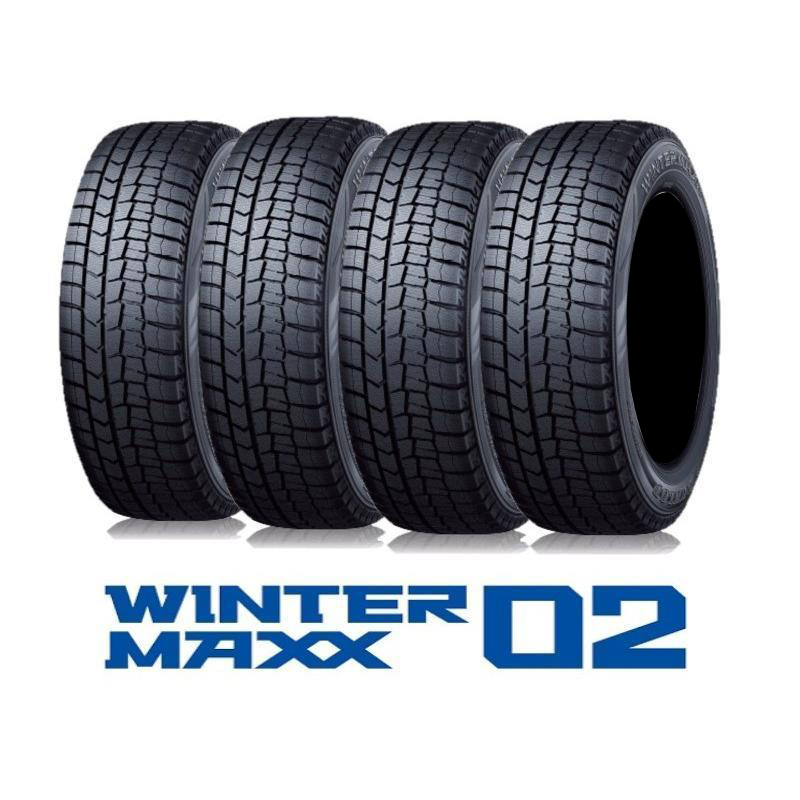 24年製4本set WINTER MAXX 02 155/65R14 75Q / ダンロップ ウィンターマックス