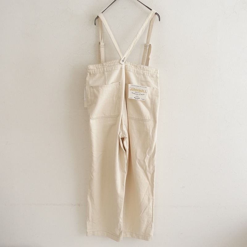 【定価1.7萬】ジョンブル Johnbull *サスペンダー付きコットンパンツ*Lボトムス綿アイボリー(1-2408-91)【70I42】